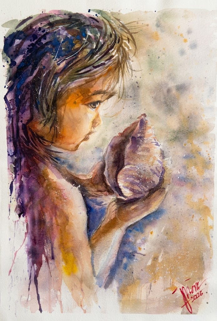 Few, a painting by John Pabrua
