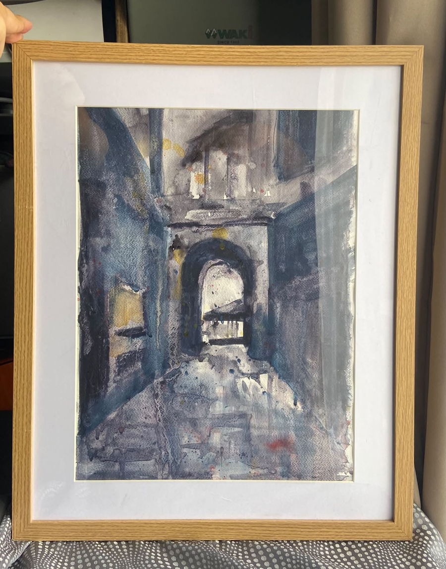 Untitled painting by John Pabrua