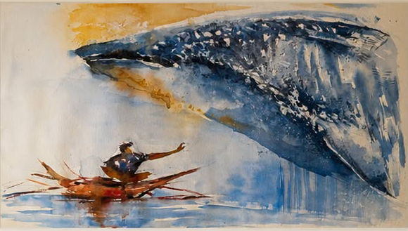 Gentle Giant, a painting by John Pabrua