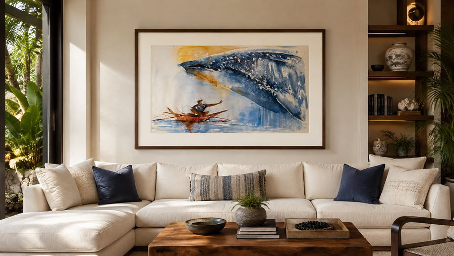 Untitled painting by John Pabrua
